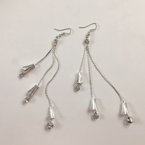 Silver earrings